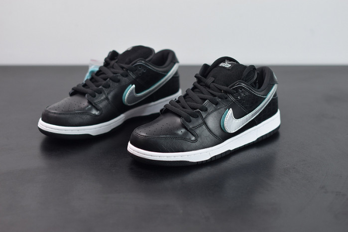 nike sb dunk low Di*m*nd s*pply co black Di*m*nd bv1310-001