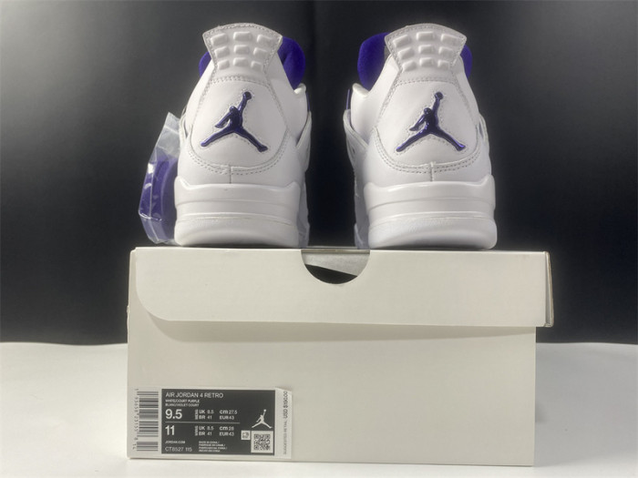 air jordan 4 retro metallic purple ct8527-115