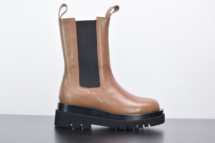 Bottega Veneta Chelsea Tire Leather high Boot