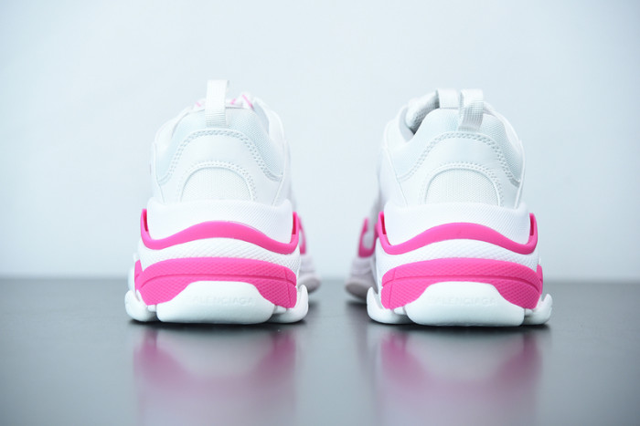 balcia triple s sneaker fluo pink white