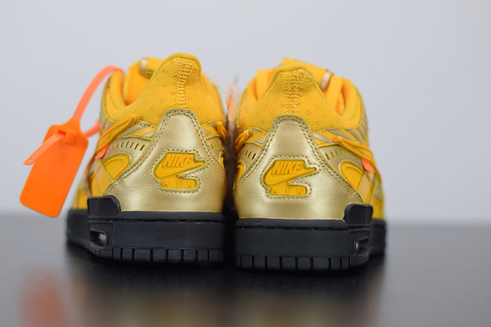 off-white x nike air rubber dunk “university gold” cu6015-700