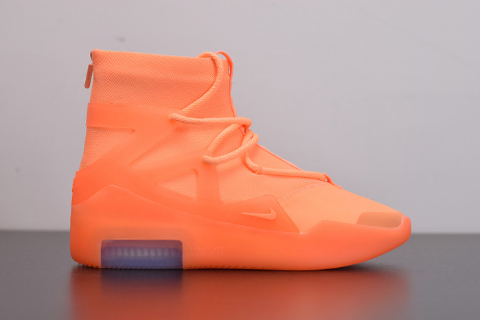 nike air fear of god 1 orange pulse ar4237-800