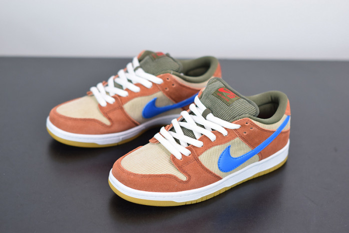 nike sb dunk low corduroy dusty peach bq6817-201