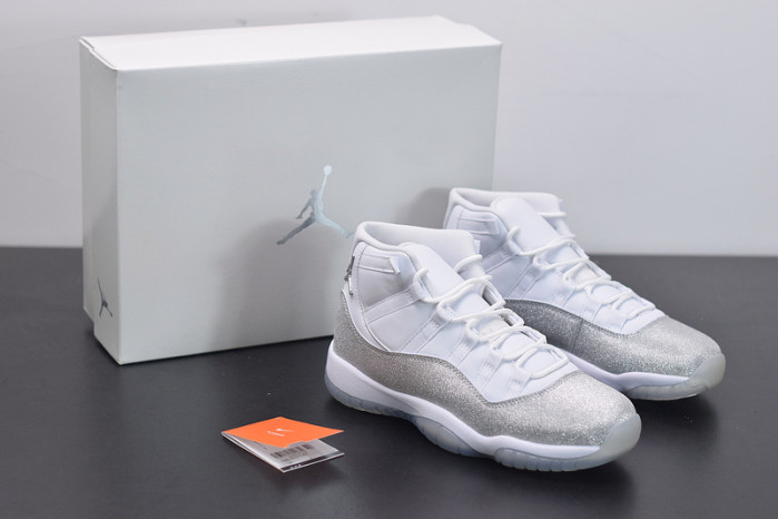 air jordan 11 retro white metallic silver ar0715-100