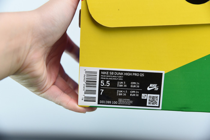 nike dunk high “vast grey” dd1399-100