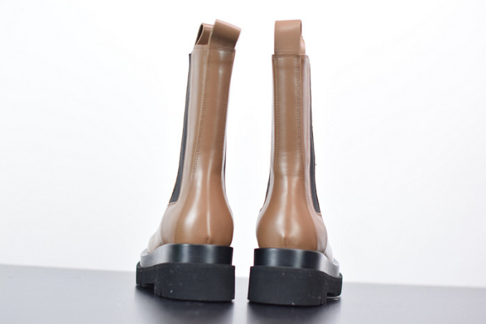 Bottega Veneta Chelsea Tire Leather high Boot