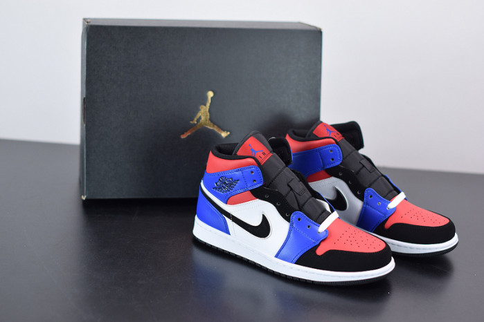 air jordan 1 mid top 3 554724-124