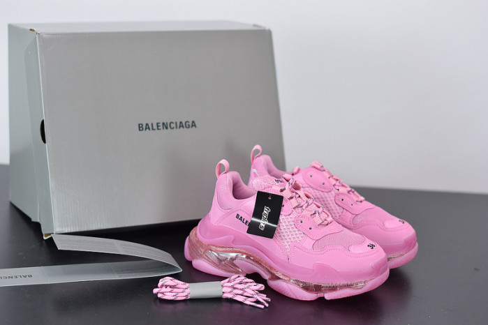 balcia triple s clear sole pink 544351 w2ga1 5760