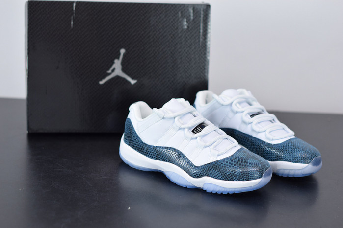 air jordan 11 retro low navy snakeskin cd6846-102