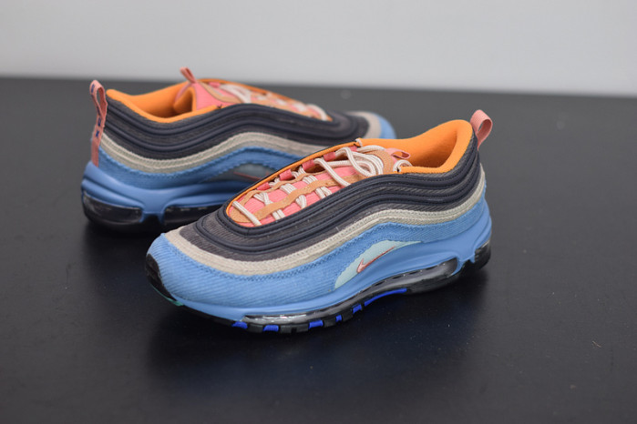 nike air max 97 corduroy light blue cq7512-462