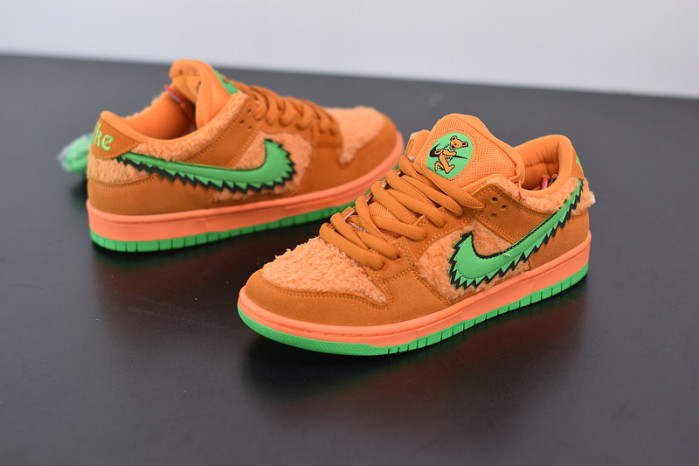 nike sb dunk low grateful dead bears orange cj5378-800
