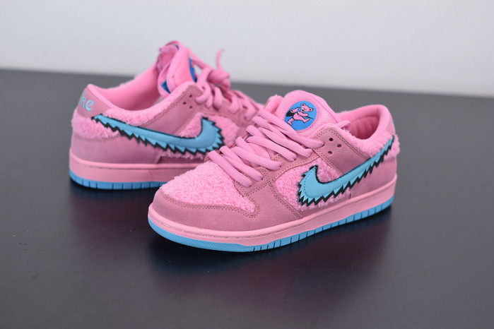 nike sb dunk low grateful dead bears pink cj5378-600