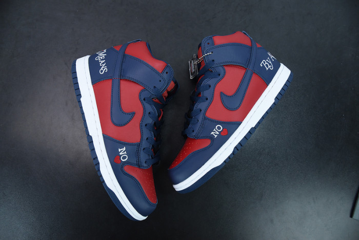 nike sb dunk high S*p*e by any means navy dn3741-600