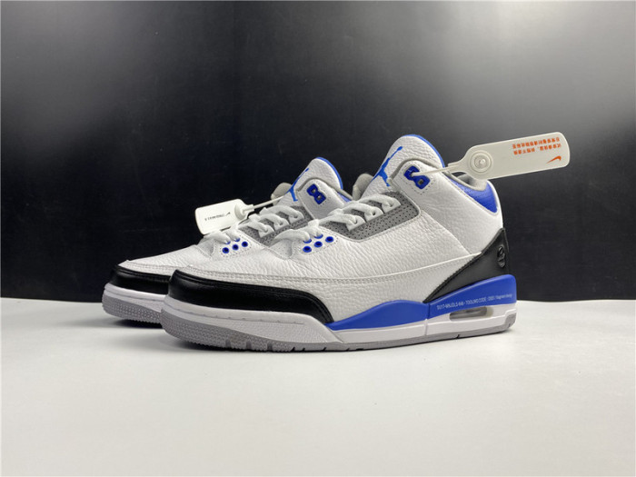 air jordan 3 retro white blue ct8532-040