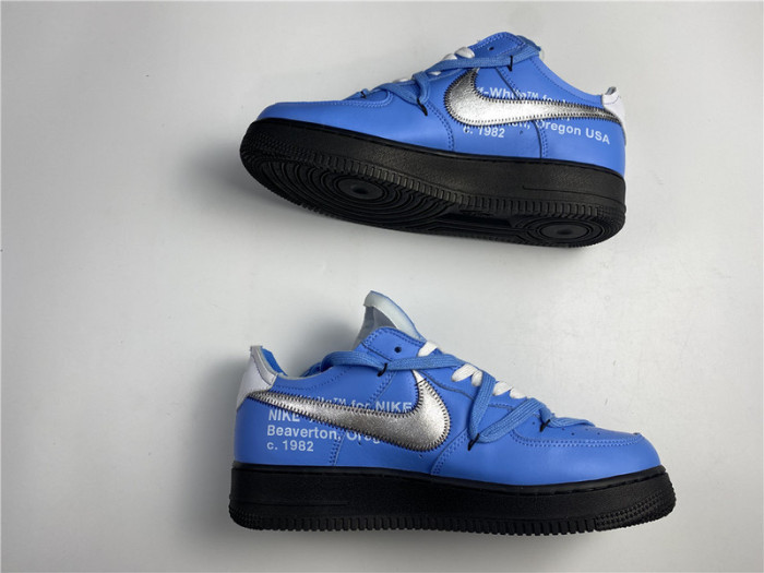 nike off-white x air force 1 low university blue ck0866-401