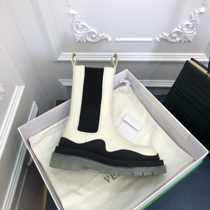 Bottega Veneta Chelsea Tire Leather high Boot