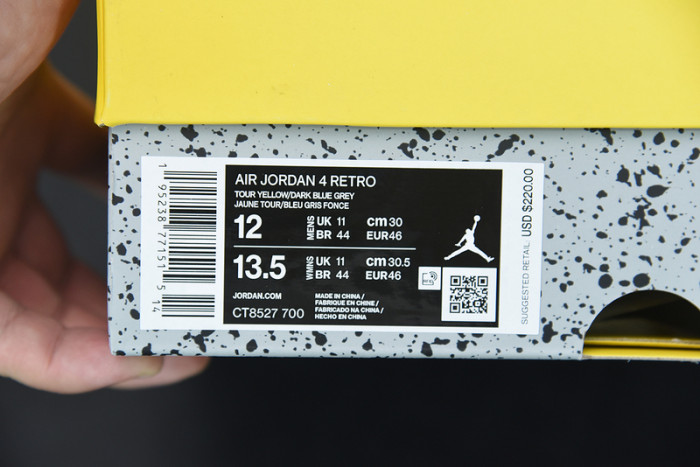 air jordan 4 retro lightning ct8527-700