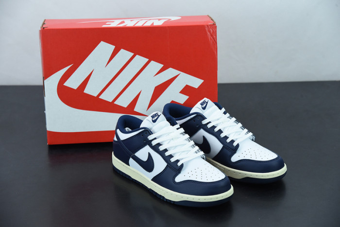 nike dunk low vintage navy dd1503-115