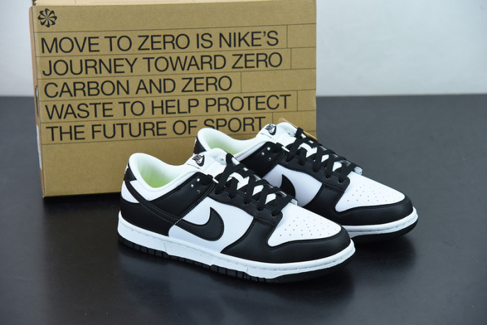 nike dunk low next nature white black panda dd1873-102