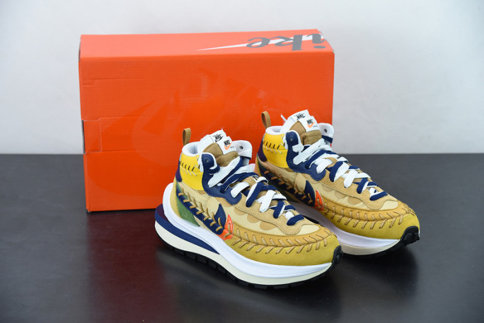 nike vaporwaffle sacai jean paul gaultier sesame blue dh9186-200
