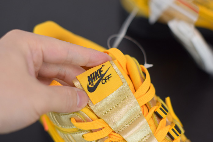 off-white x nike air rubber dunk “university gold” cu6015-700