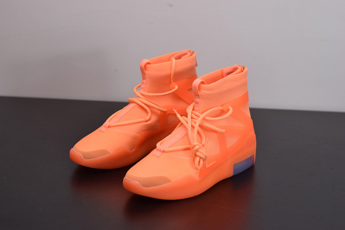 nike air fear of god 1 orange pulse ar4237-800