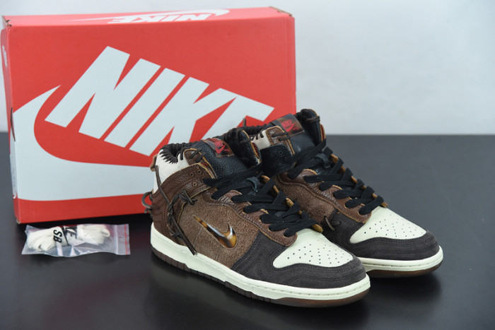 bodegar x nike sb dunk high "legend" cz8125-200