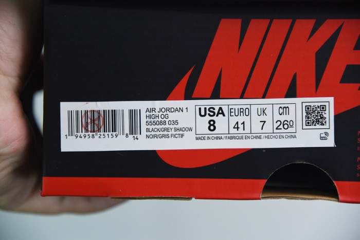 air jordan 1 high og “shadow 2.0” 555088-035