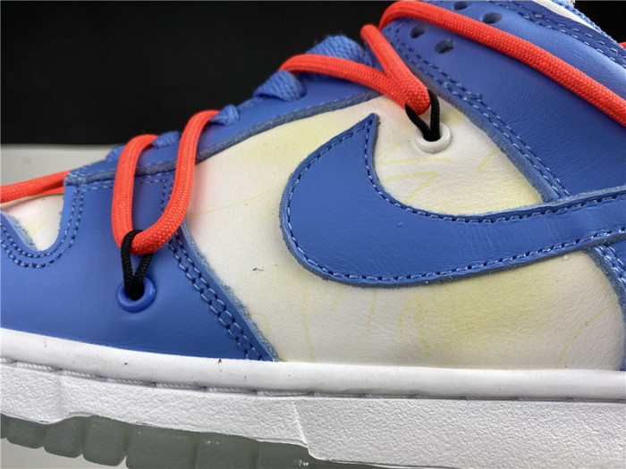 nike sb dunk low off-white blue ct0856-403