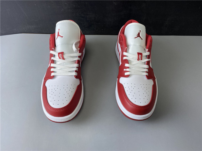 air jordan 1 low gym red white 553558-611