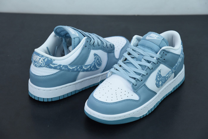 nike dunk low essential paisley pack worn blue dh4401-101