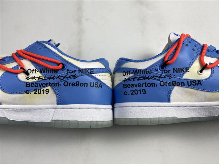 nike sb dunk low off-white blue ct0856-403