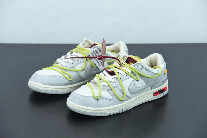 off-white x nike sb dunk low “08 of 50” ow dm1602-106