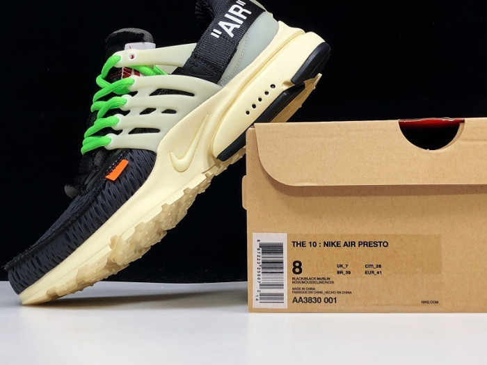nike air presto off-white aa3830-001