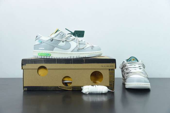 off-white x nike sb dunk low “42 of 50” ow dm1602-117