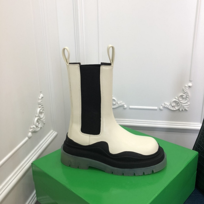 Bottega Veneta Chelsea Tire Leather high Boot