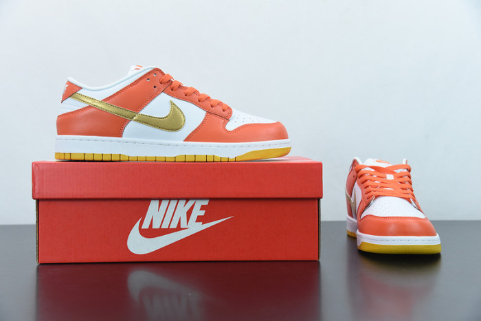 nike dunk low golden orange dq4690-800