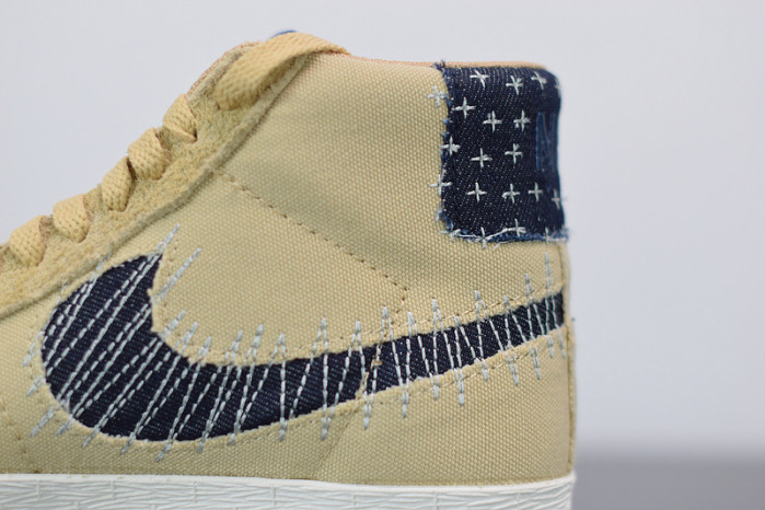 nike sb zoom blazer mid sashiko sesame ct0715-200