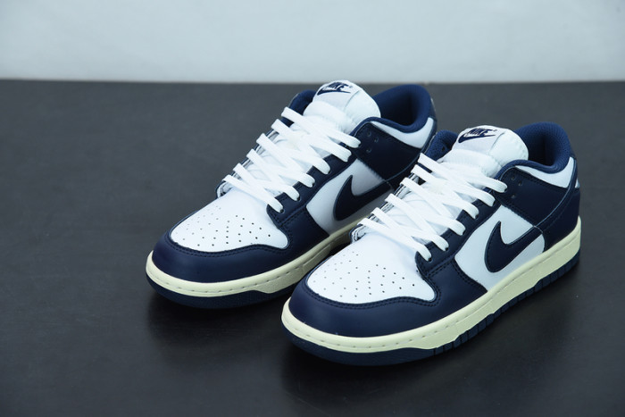 nike dunk low vintage navy dd1503-115