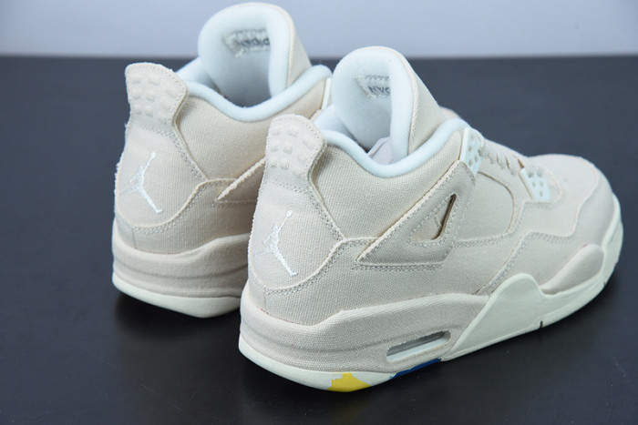 air jordan 4 retro blank canvas dq4909-100