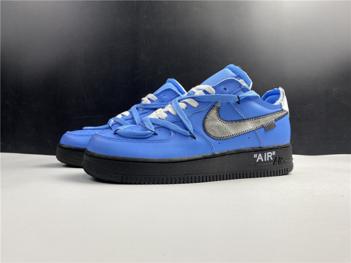 nike off-white x air force 1 low university blue ck0866-401