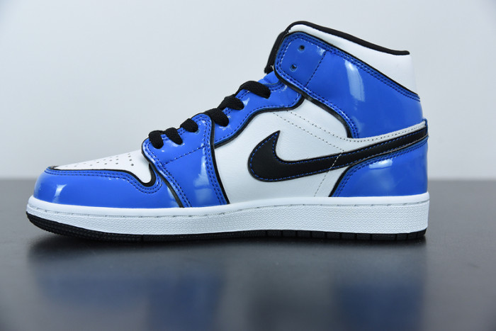 air jordan 1 mid signal blue dd6834-402