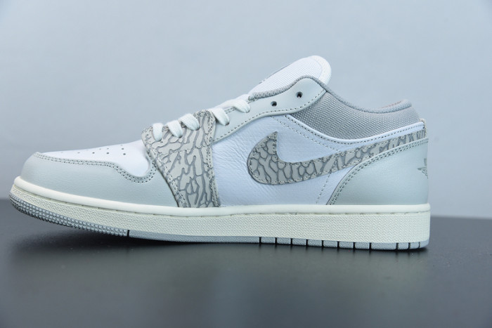 air jordan 1 low prm smoke grey elephant dh4269-100