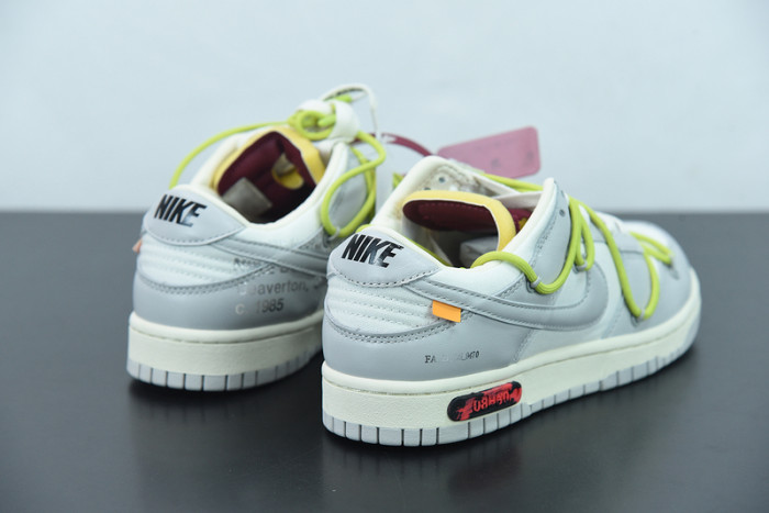 off-white x nike sb dunk low “08 of 50” ow dm1602-106