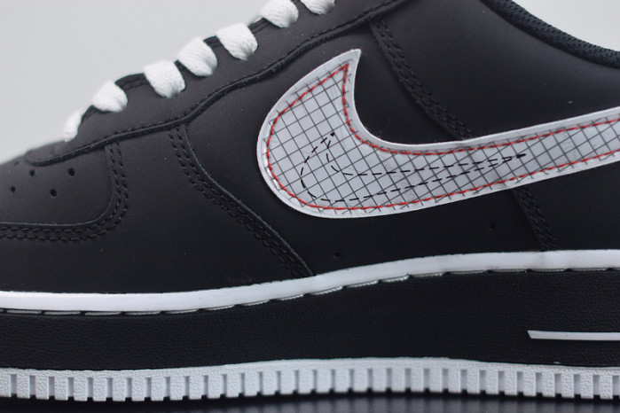 nike air force 1 low schematic black white bright crimson cu6646-001