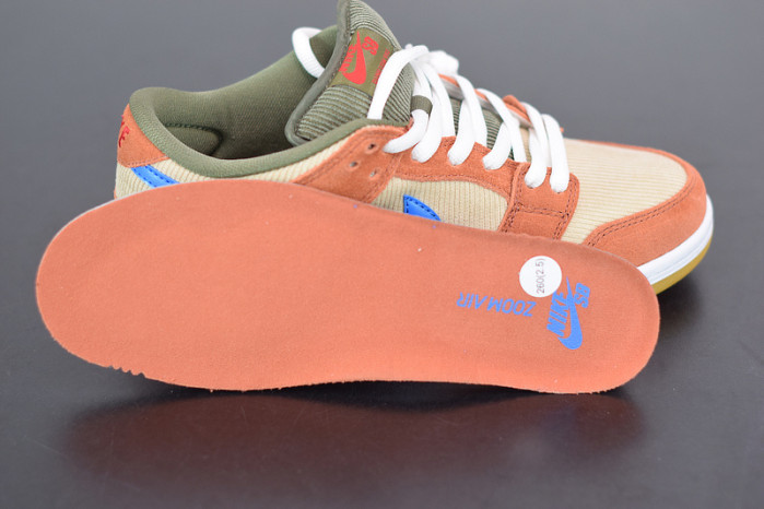 nike sb dunk low corduroy dusty peach bq6817-201