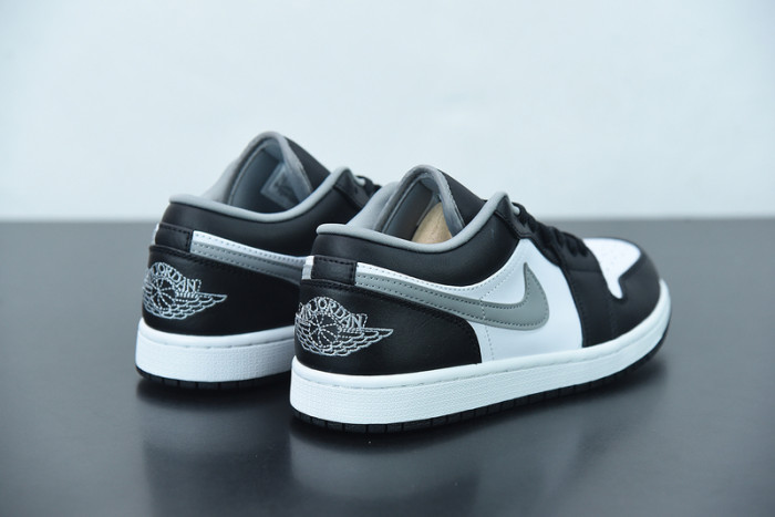 air jordan 1 low black white grey 553558-040
