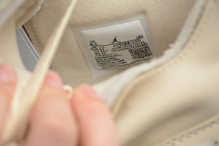 air jordan 4 x off-white cream/sail aq9129-002