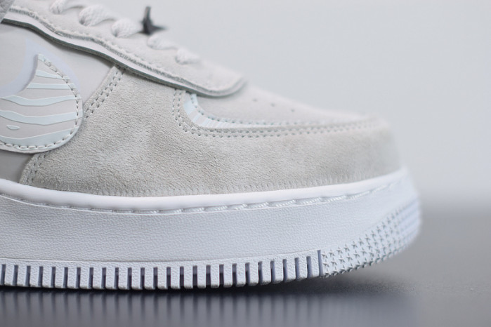 nike air force 1 shadow vast grey laser orange cu3446-001