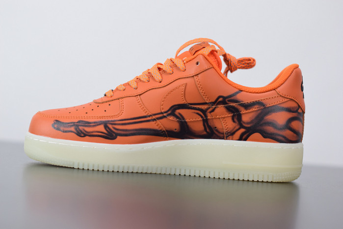 nike air force 1 skeleton ‘brilliant orange’cu8067-800